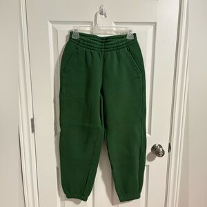 Aritzia TNA Bubble Fleece Boyfriend Fit Sweatpants Size S